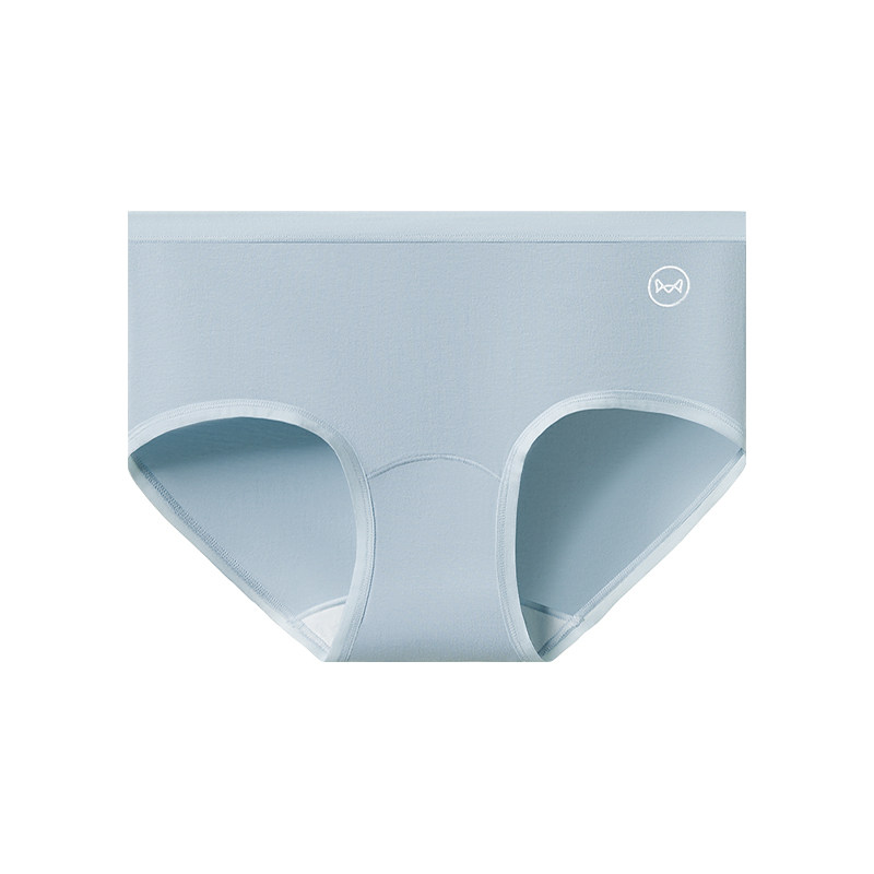 猫人全棉内裤女26新款纯棉10A抗菌裆中腰无痕三角裤秋冬透气亲肤 15.9元