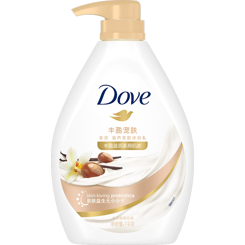 【下拉享补贴】Dove/多芬乳木果香草丰盈宠肤滋润保湿沐浴露1kg 27.9元
