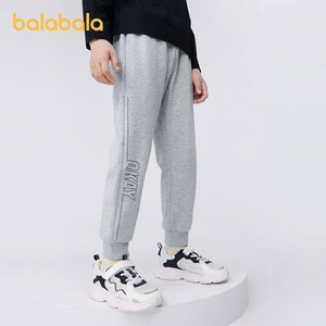 巴拉巴拉童装儿童裤子春装款运动裤男童休闲卫裤女童长裤百搭洋气