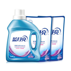 蓝月亮洗衣液深层洁净薰衣草香除螨家用专用瓶袋补充套装官方正品