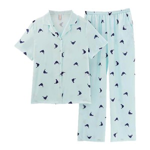 【戚薇同款】猫人水光丝超柔软睡衣女款2026新款夏薄款冰丝家居服