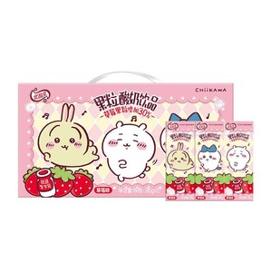 伊利优酸乳草莓味果粒酸奶饮品整箱chiikawa联名装