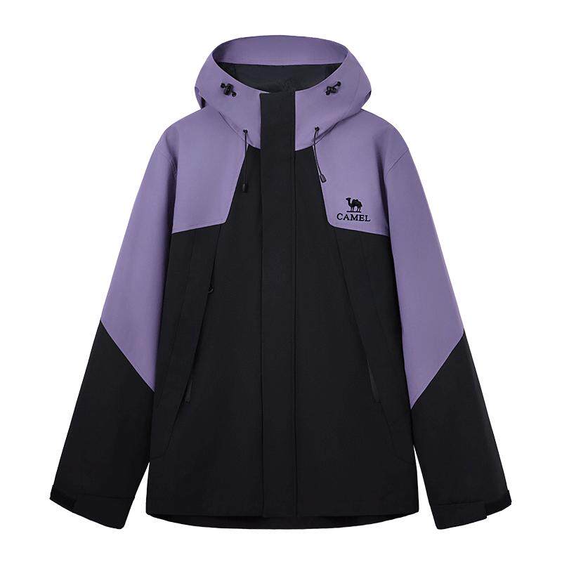 骆驼山海夹克3.0女装2026春季户外防风拒水宽松休闲连帽夹克 279元