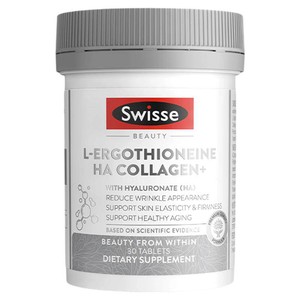 Swisse斯维诗超光瓶麦角硫因口服玻尿酸胶原蛋白肽美容营养品官方