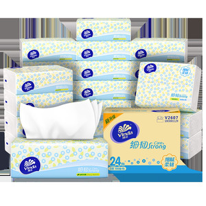 维达细韧抽纸面巾纸家用卫生纸巾3层100抽箱装家用纸巾餐巾纸