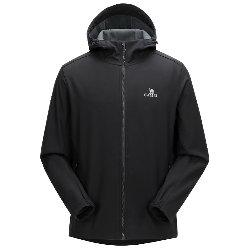 [岩壳Evo]骆驼男装夹克户外冲锋软壳衣防风防水运动登山服外套女 239元