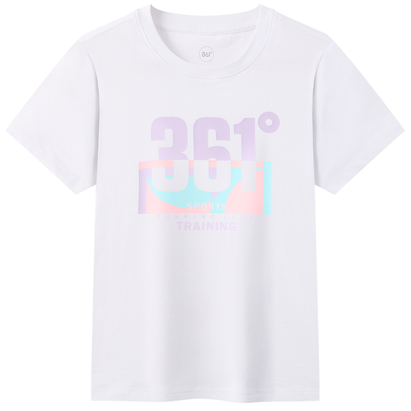 361°童装女童短袖针织衫2026夏季新款T恤中大童运动短袖儿童上衣 39.9元