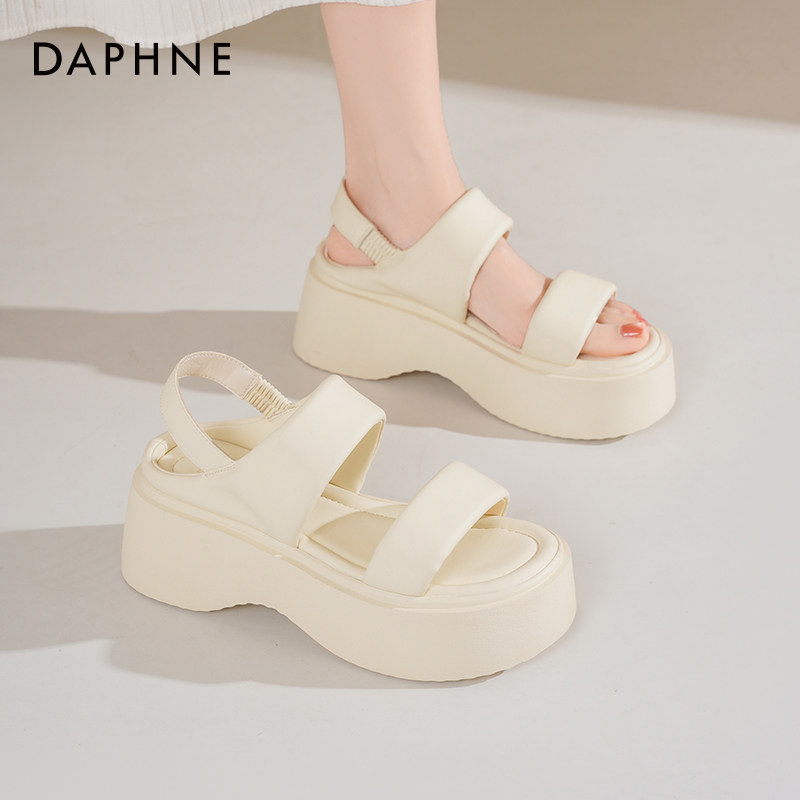 达芙妮德训鞋女款2026新款夏季女鞋高跟凉拖鞋法式单鞋清仓鞋子女 69.9元