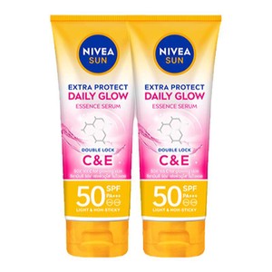 妮维雅泰国防晒光感亮肤SPF50焕白清爽身体素颜霜双支装