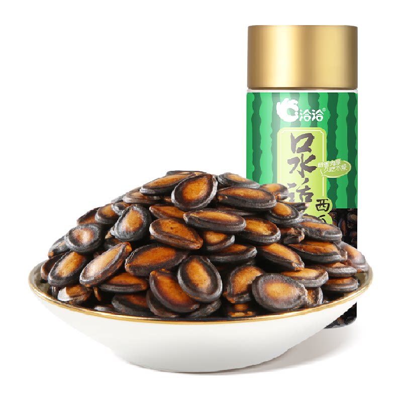 洽洽话梅味西瓜子400g罐装大片黑瓜子坚果炒货休闲零食特产恰恰 26.17元