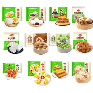 安井烧麦馒头红糖发糕小笼包子面点方便速食学生早餐半成品