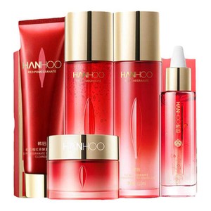 韩后红石榴红茶护肤品套装抗皱紧致淡纹水乳送妈妈官方正品礼物盒