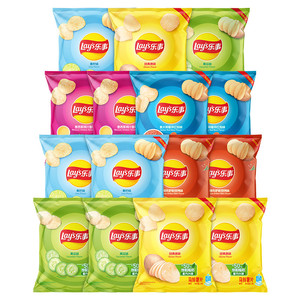 乐事原切薯片零食礼包230g/345g休闲办公室网红解馋小吃多口味M