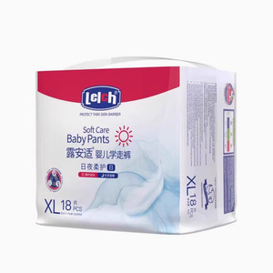 [尺码任选]露安适Lelch柔护羽柔裤mini日夜纸尿拉拉裤宝宝尿不湿