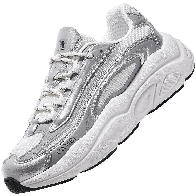 骆驼星岩女鞋2026春季新款厚底老爹鞋百搭透气防滑运动户外休闲鞋 179元