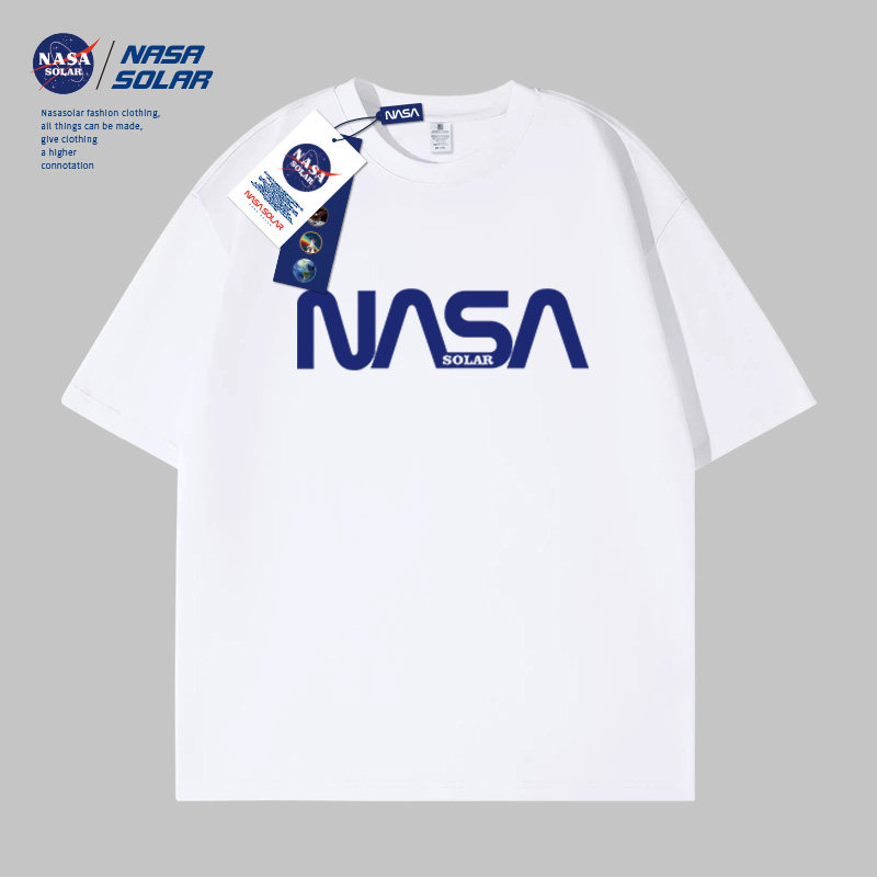 NASA联名2026新款街头小众卡通印花短袖套头上衣男女同款情侣T恤 79.7元
