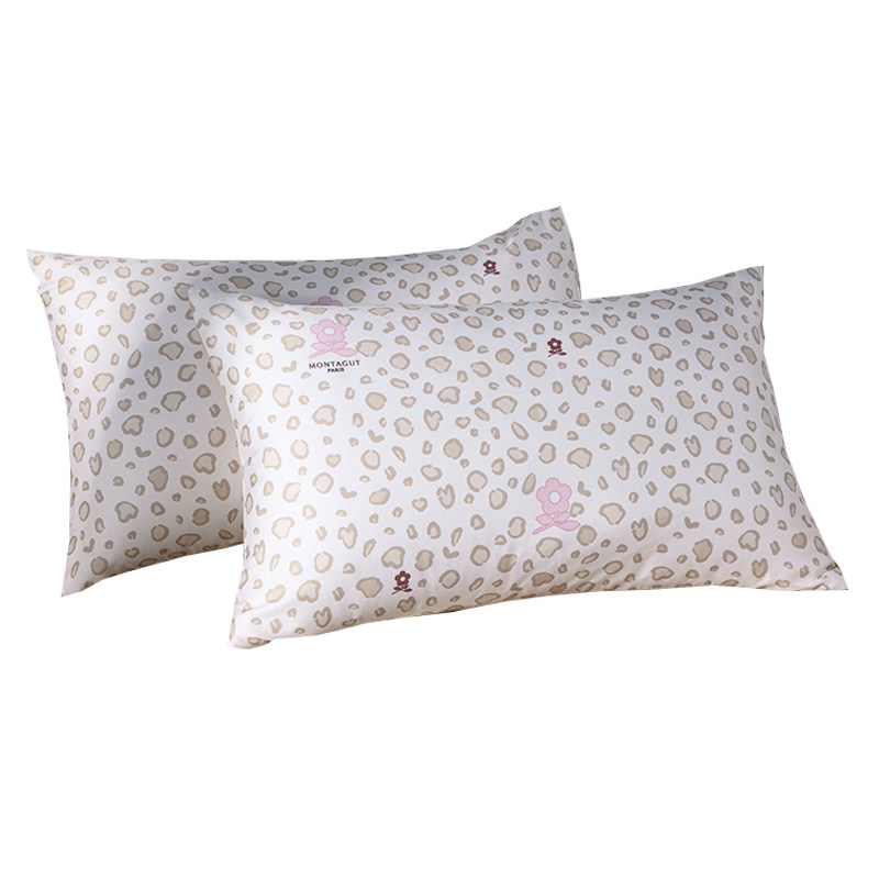 Montagut/梦特娇全棉枕套一对装加厚家用枕芯套纯棉枕头套 34.9元