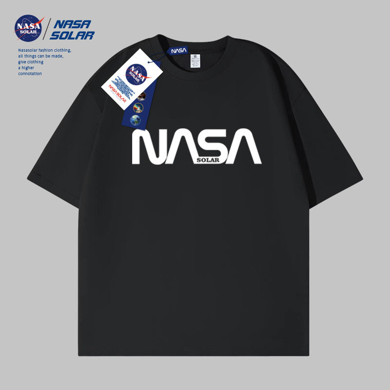 NASA联名2026新款街头简约卡通印花T恤套头上衣男女同款情侣短袖 79.7元