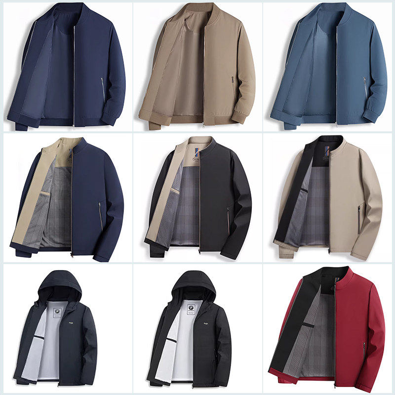 【春季外套合集】罗蒙男士休闲冲锋夹克衣服2026春季新款百搭夹克 79元