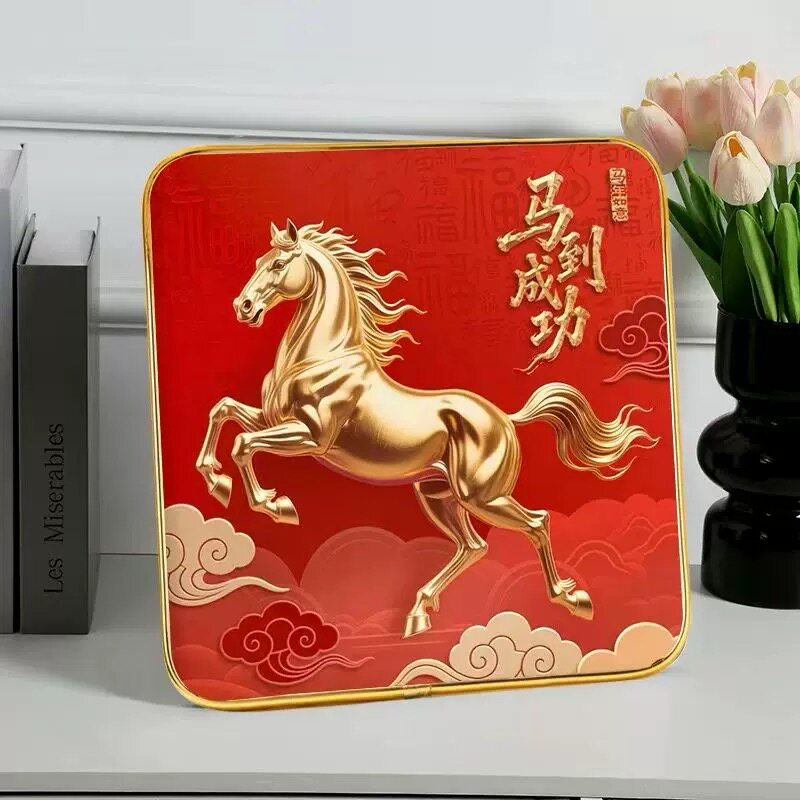 2026马年紫气东来马到成功客厅玄关卧室店铺柜子桌面吉祥摆件装饰 1.9元