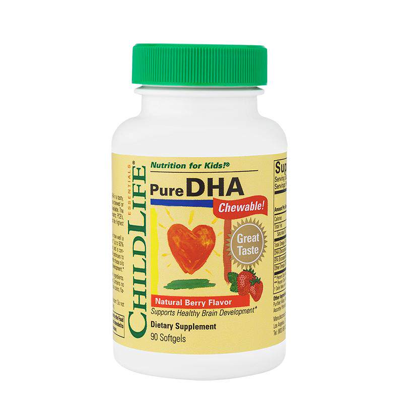 ChildLife童年时光小金珠DHA 鱼油EPA婴儿儿童护眼补脑增强记忆力 76.7元