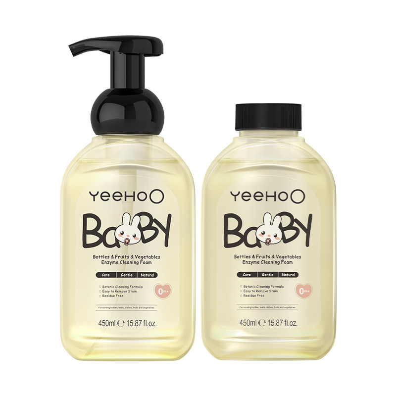 英氏奶瓶清洗剂婴儿玩具清洗液洗洁精宝宝洗奶瓶餐具果蔬清洁剂 39元