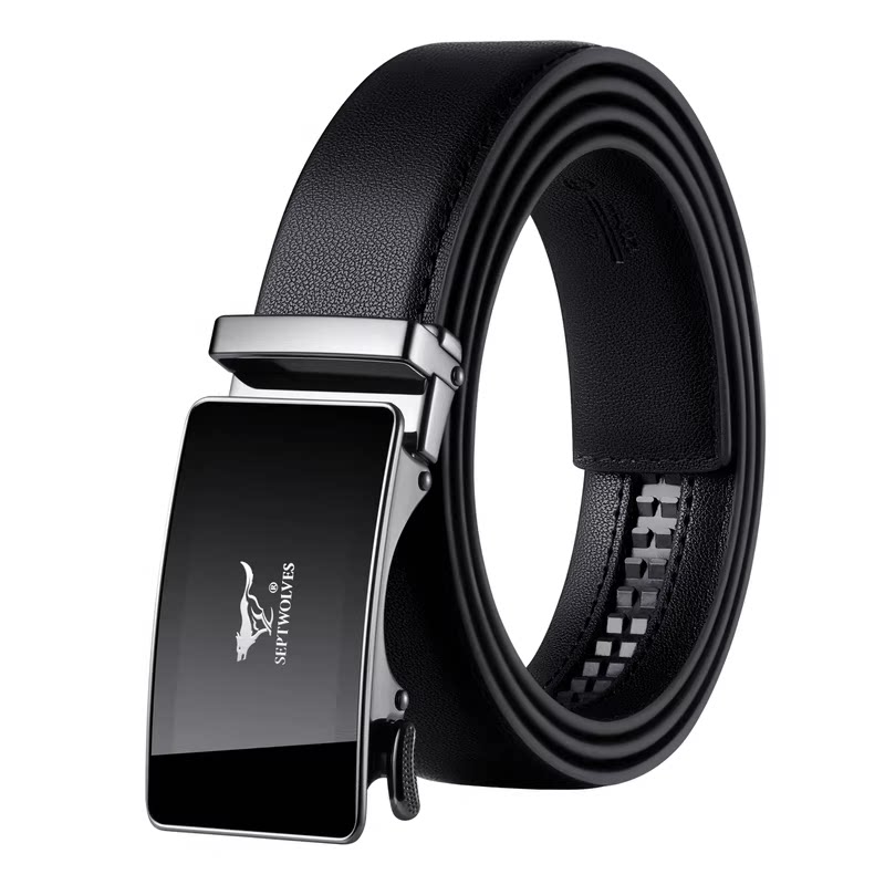 七匹狼男士皮带2026新款牛皮年轻人腰带正品高档品牌真皮爸爸裤带 25元