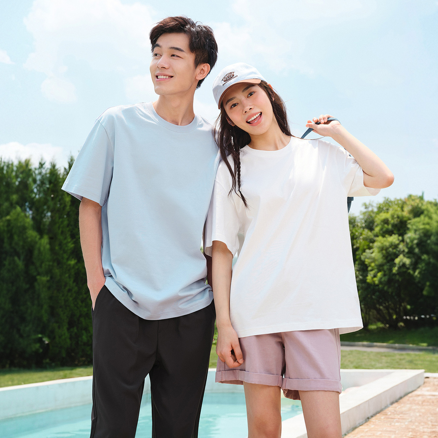 美特斯邦威重磅纯棉T恤舒适短袖男女26夏季新品新款日常经典百搭 59元