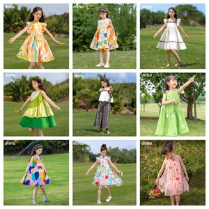 笛牧童装2026女童夏季新款甜美洋气百搭休闲圆领儿童短袖卫衣套装