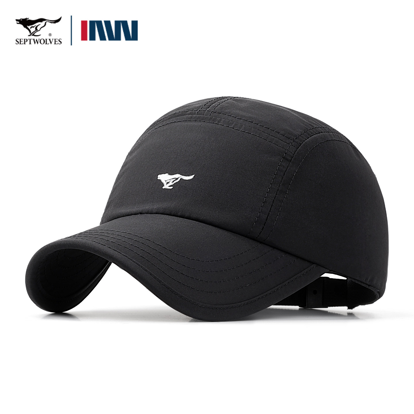 七匹狼户外防晒遮阳帽鸭舌帽男款2026新款防水速干透气轻便棒球帽 18元