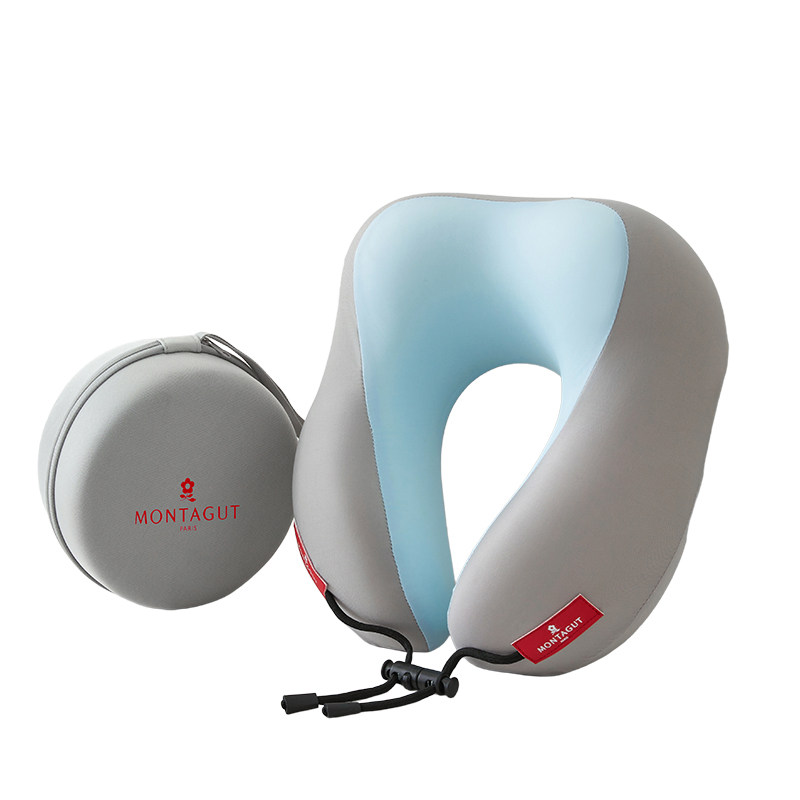 Montagut/梦特娇记忆棉U型枕旅行便携护颈枕飞机坐车高铁U形脖枕 39.9元