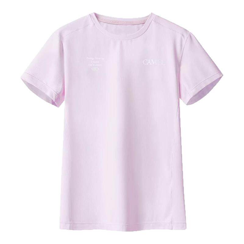 骆驼越野跑步T神速干T恤运动长袖男女健身户外马拉松田径短袖上衣 59元