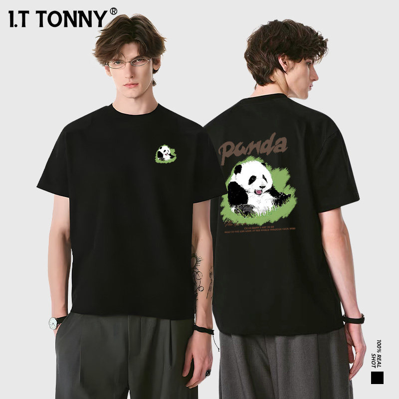 潮牌I.T TONNY官方正品卡通印花男女同款上衣半袖T恤夏季简约SHD 59.7元