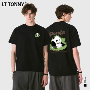 潮牌I.T TONNY官方正品卡通印花男女同款上衣半袖T恤夏季简约SHD