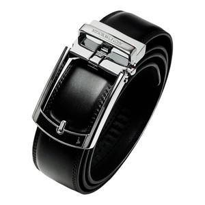 七匹狼头层牛皮皮带男士新款真皮自动扣腰带男礼物送爸爸牛仔裤带