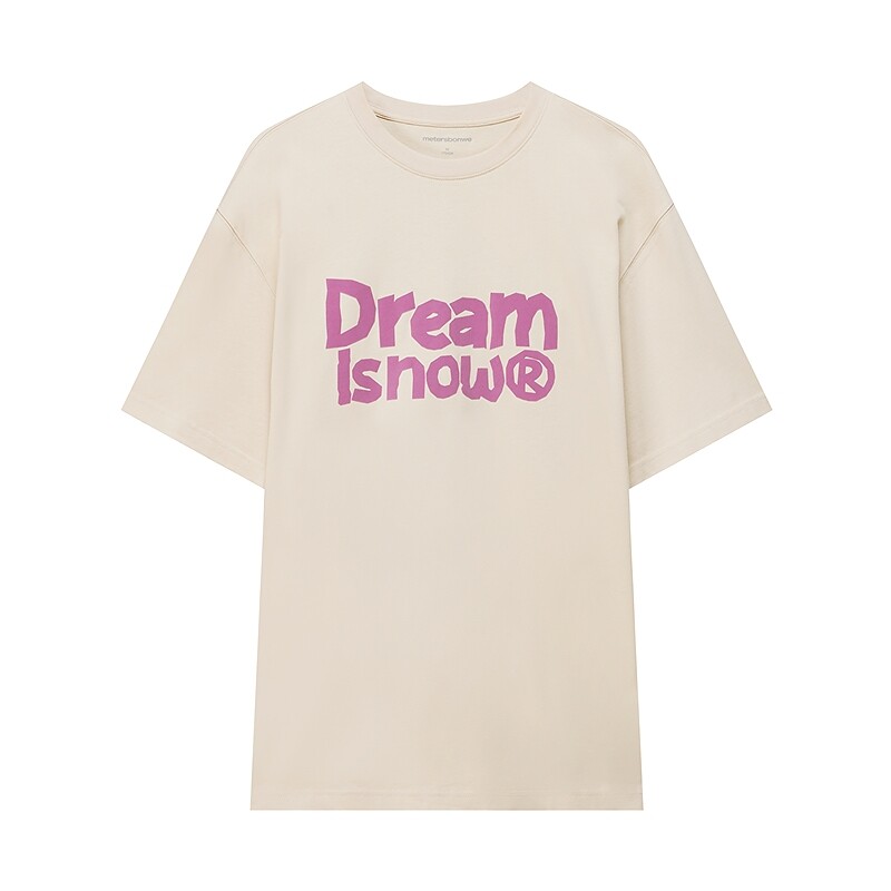 美特斯邦威t恤男女同款2026夏季新款纯棉宽松印花户外短袖体恤AA 79元