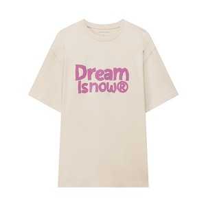 美特斯邦威t恤男女同款2026夏季新款纯棉宽松印花户外短袖体恤AA