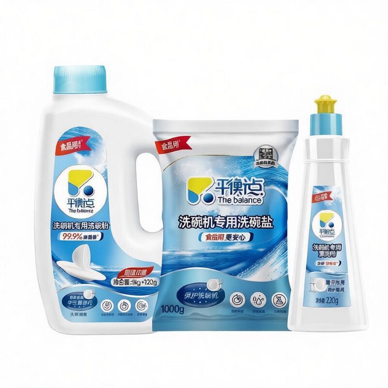 立白平衡点洗碗粉洗碗机耗材专用清洁剂洗涤剂去油污非块盐漂洗剂 48.82元