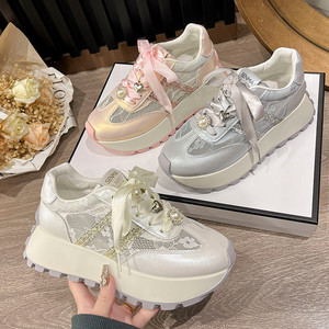 SENMA/森马女鞋男鞋2026新款增高休闲跑步厚底鞋马丁靴高帮老爹鞋