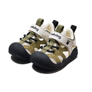 巴布豆宝宝凉鞋学步鞋夏季透气鞋子网面婴儿机能鞋童鞋男童儿童鞋