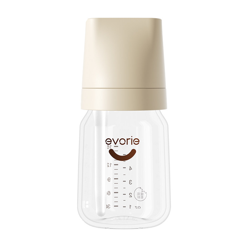 爱得利新生婴儿专用防胀气宽口径玻璃奶瓶0-3一6个月初生宝宝奶瓶 59元