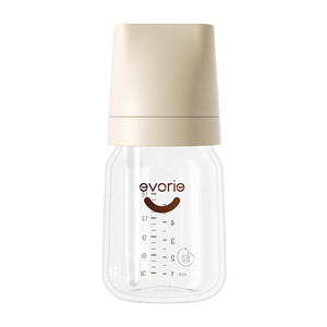 爱得利新生婴儿专用防胀气宽口径玻璃奶瓶0-3一6个月初生宝宝奶瓶