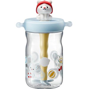 babycare小白熊冷萃儿童水杯男女生幼儿园户外水壶学生夏季喝水