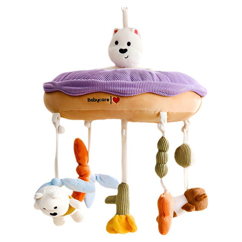 babycare新生婴儿床铃0到6个月宝宝玩具床头摇铃旋转音乐挂件礼物 389元