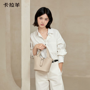 【卡拉羊x独白】超轻大容量水桶包时尚简约百搭女包通勤防泼水