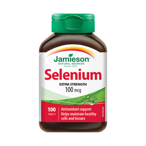 Jamieson健美生硒片补硒有机贡硒维素酵母富硒元素维生素非麦芽硒