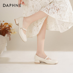 达芙妮单鞋女款2026新款春夏休闲鞋子女拖鞋女外穿凉鞋女清仓女鞋