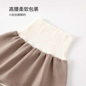 婧麒婴儿分体分体秋衣秋裤宝宝莫代尔打底家居服儿童薄款套装衣服