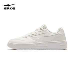 鸿星尔克板鞋男鞋夏季新款白色休闲鞋子情侣轻便运动鞋厚底小白鞋