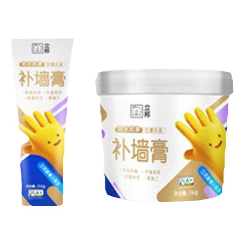 立邦补墙膏防水防潮防霉墙面修补膏白色墙壁反碱修复白墙腻子膏 13.9元